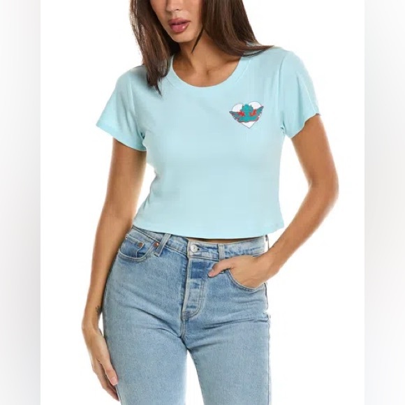 NWT Boys Lie Read Receipts Cropped Top - Picture 2 of 4